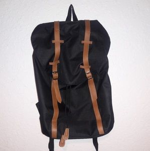 Black and Brown Backpack